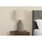 Monarch Specialties Lighting, 24 in.H, Table Lamp, Grey Concrete, Beige Shade, Contemporary I 9703 - alternate 7